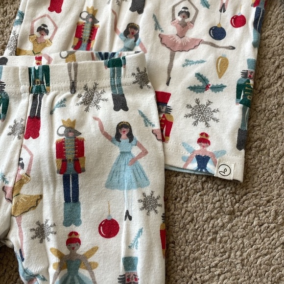 Little Planet Organic Cotton Kids Christmas Pajama Set 12 Month Cozycore Holiday - Picture 6 of 8